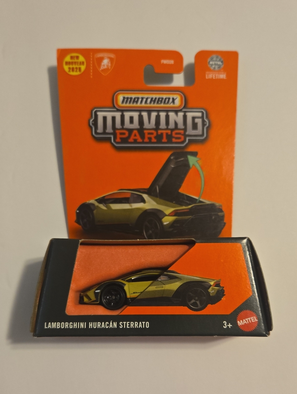 Matchbox Lamborghini Huracán Sterrato Toy Car in Lime Green and Black